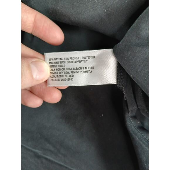 Universal Thread Dress Womens XL Black Tunic Sleeveless Summer Basic Solid NWT - Picture 8 of 9